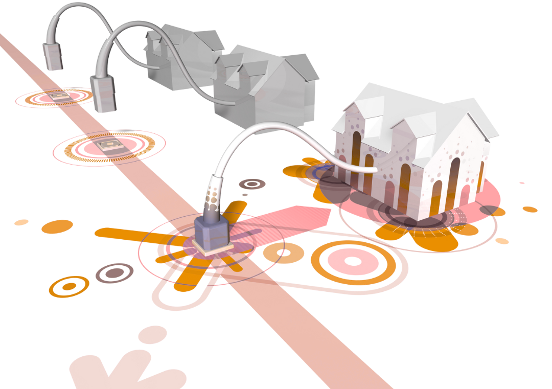 MetaCommunications fiber optic background